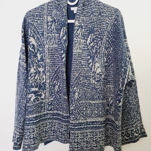 J. Jill purejill Abstract Print Cardigan Sweater